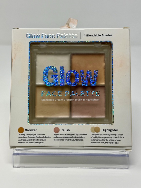 Other - Glow Face Palette - Bronzer, Blush, Highlighter - NIB